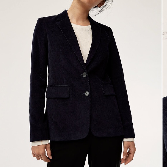 Aritzia Jackets & Blazers - Aritzia Babaton Taylor corduroy navy Blazer